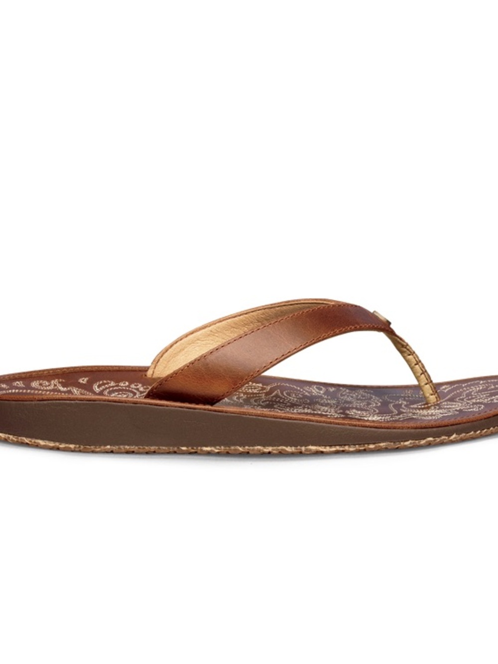 OluKai Women's Paniolo Leather Sandals 6